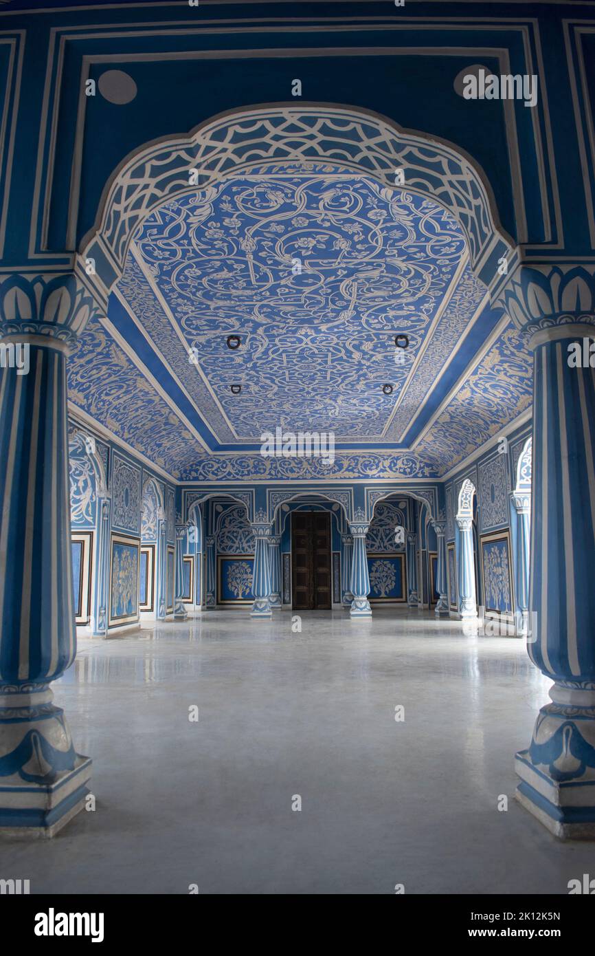 Chhavi Niwas showing beautiful bright blue with white detailing , City