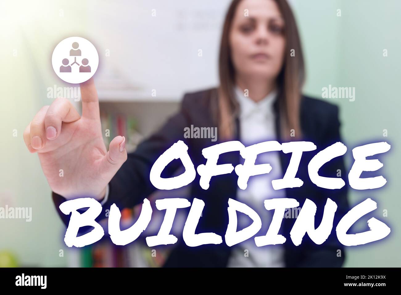 Handwriting text Office BuildingCommercial buildings are used for ...