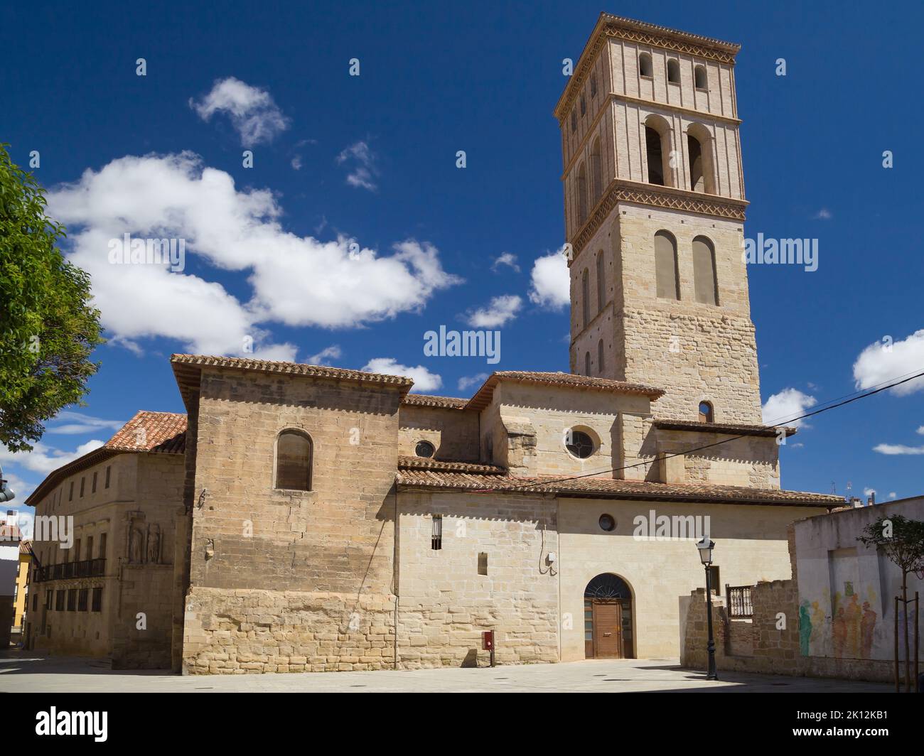 Church of San Bartolome in Logrono, Spain. Stock Photo