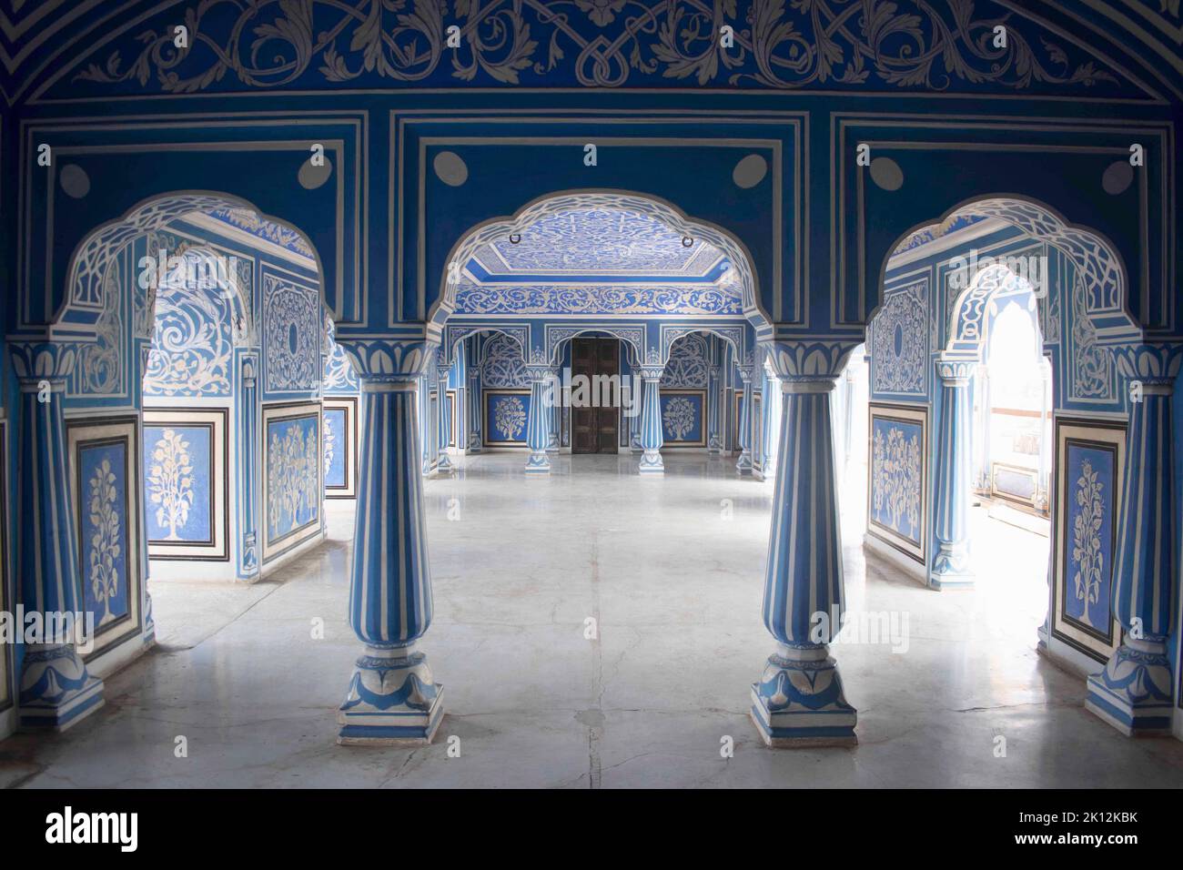 Chhavi Niwas showing beautiful bright blue with white detailing , City