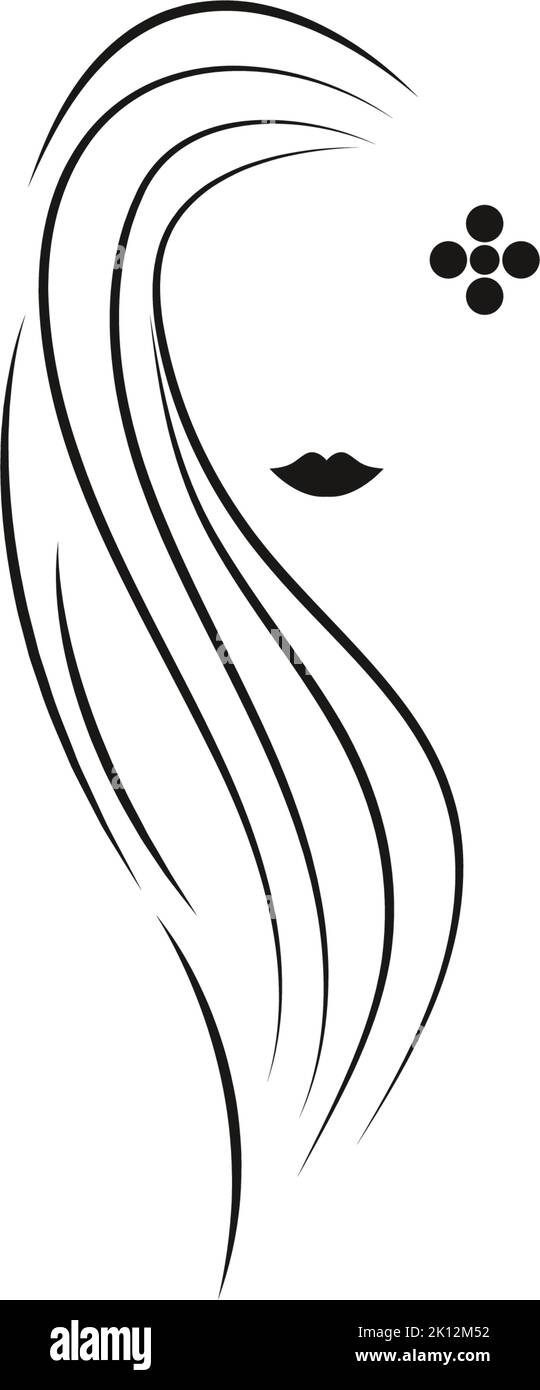 hair icon vector illustration design Stock Vector Image & Art - Alamy