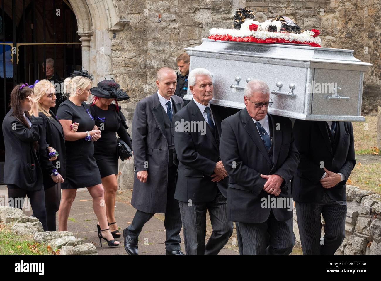 Funeral of young boy Archie Battersbee in Southend on Sea, Essex, UK. Died after lifesupport