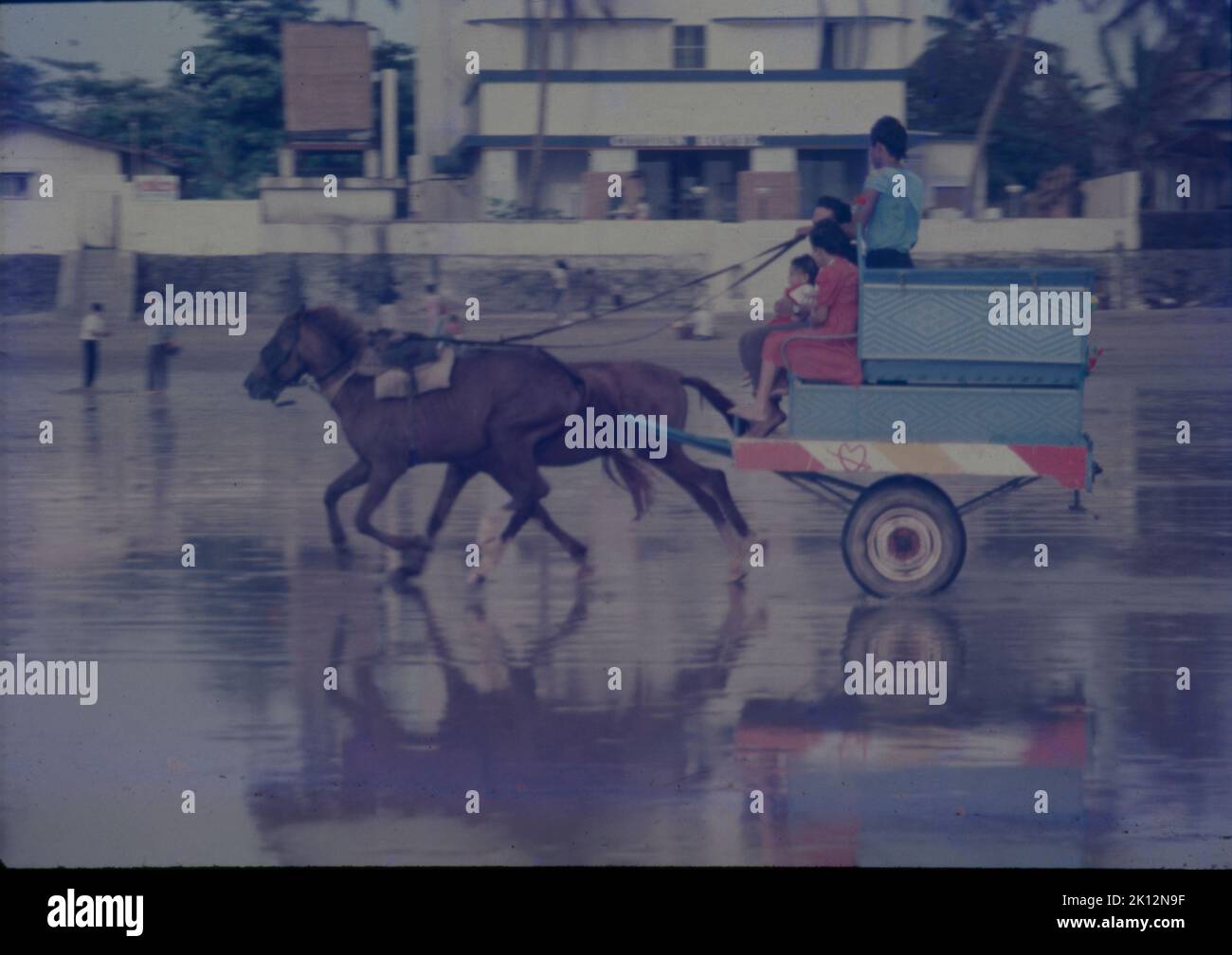 Horse Cart, Juhu Chowpaty, Mumbai Stock Photo Alamy