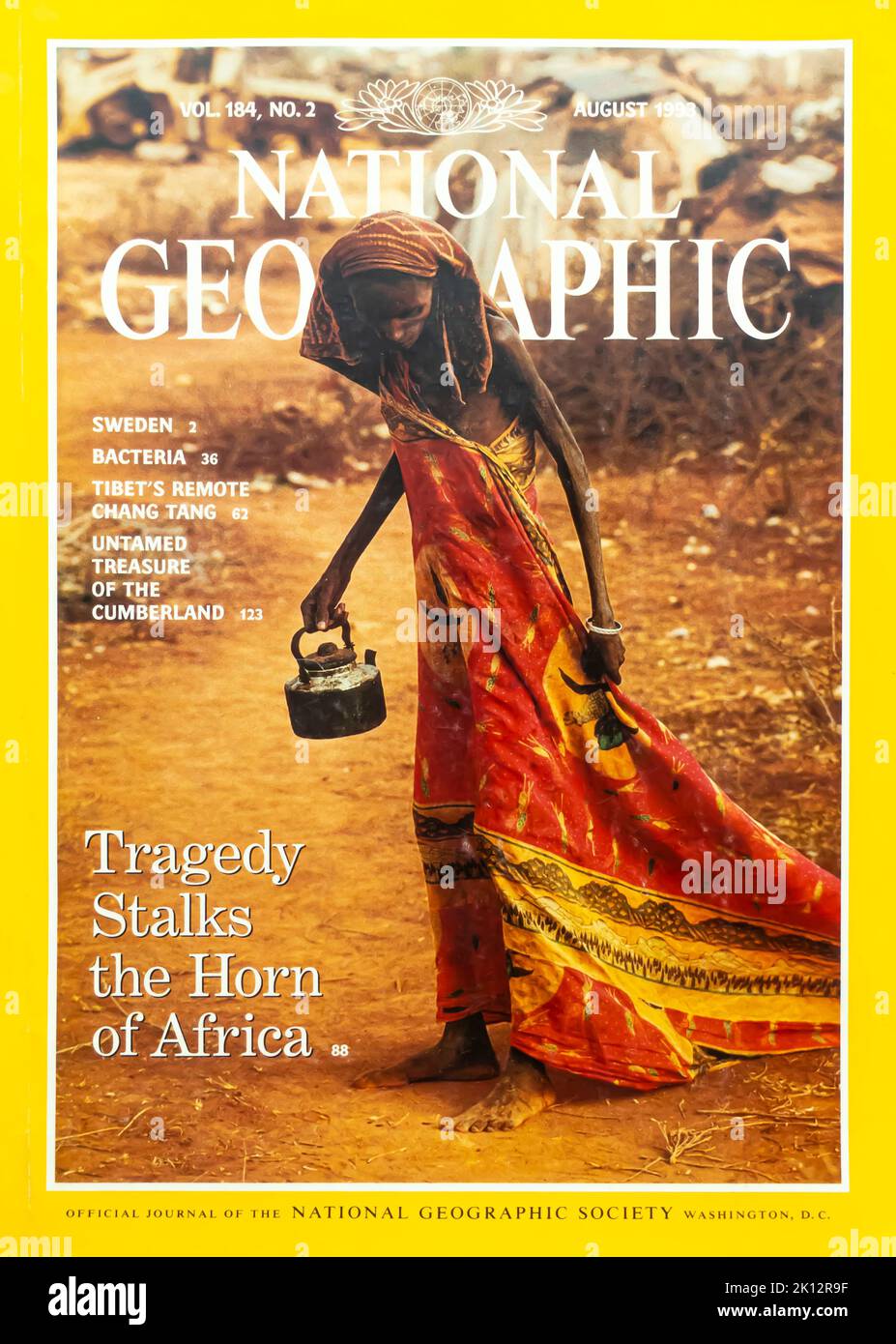 National Geographic magazine cover, August 1993 Stock Photo - Alamy