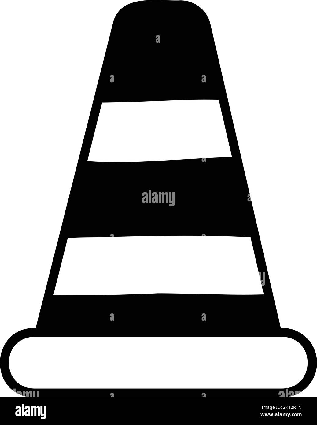 Hand Drawn traffic cone illustration isolated on background Stock Vector Image & Art Alamy