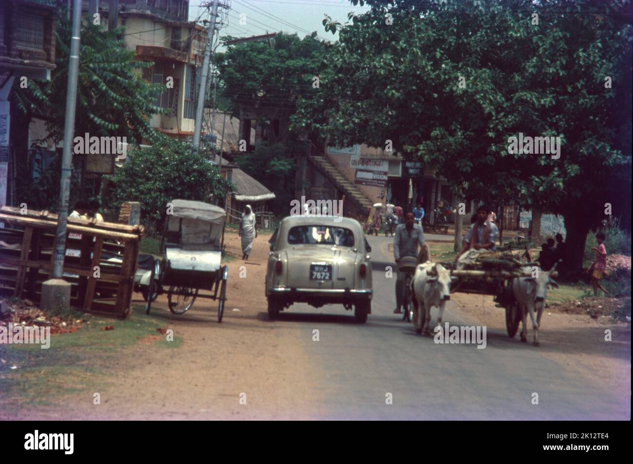 Different Types of Transports, Shantiniketan, West Bengal Stock Photo