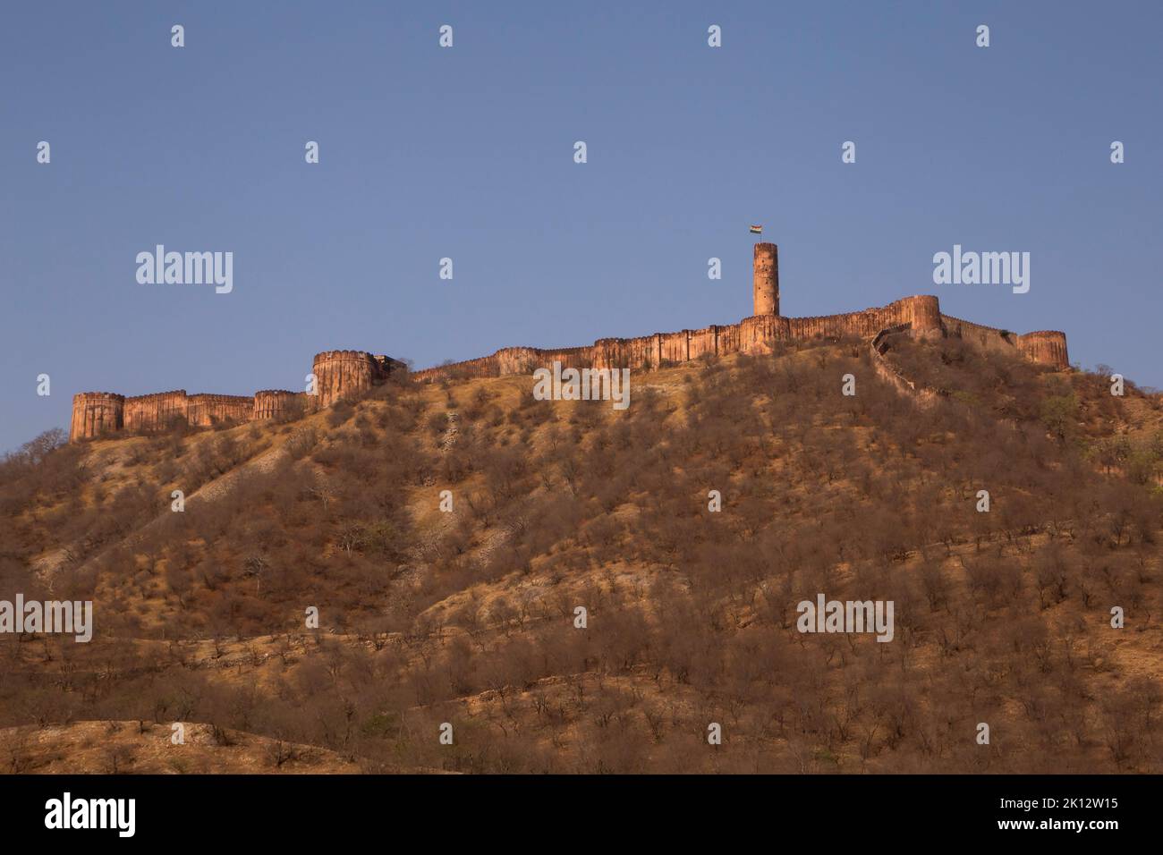 sight of Jaigarh Fort in Jaipur in India Stock Photo