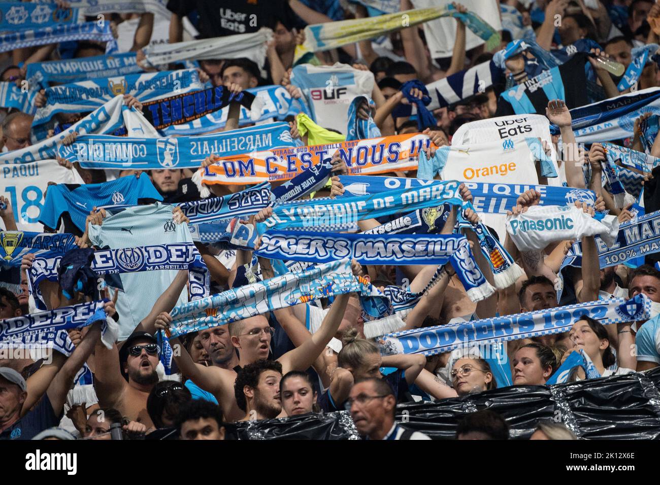 Marseille fans hi-res stock photography and images - Alamy