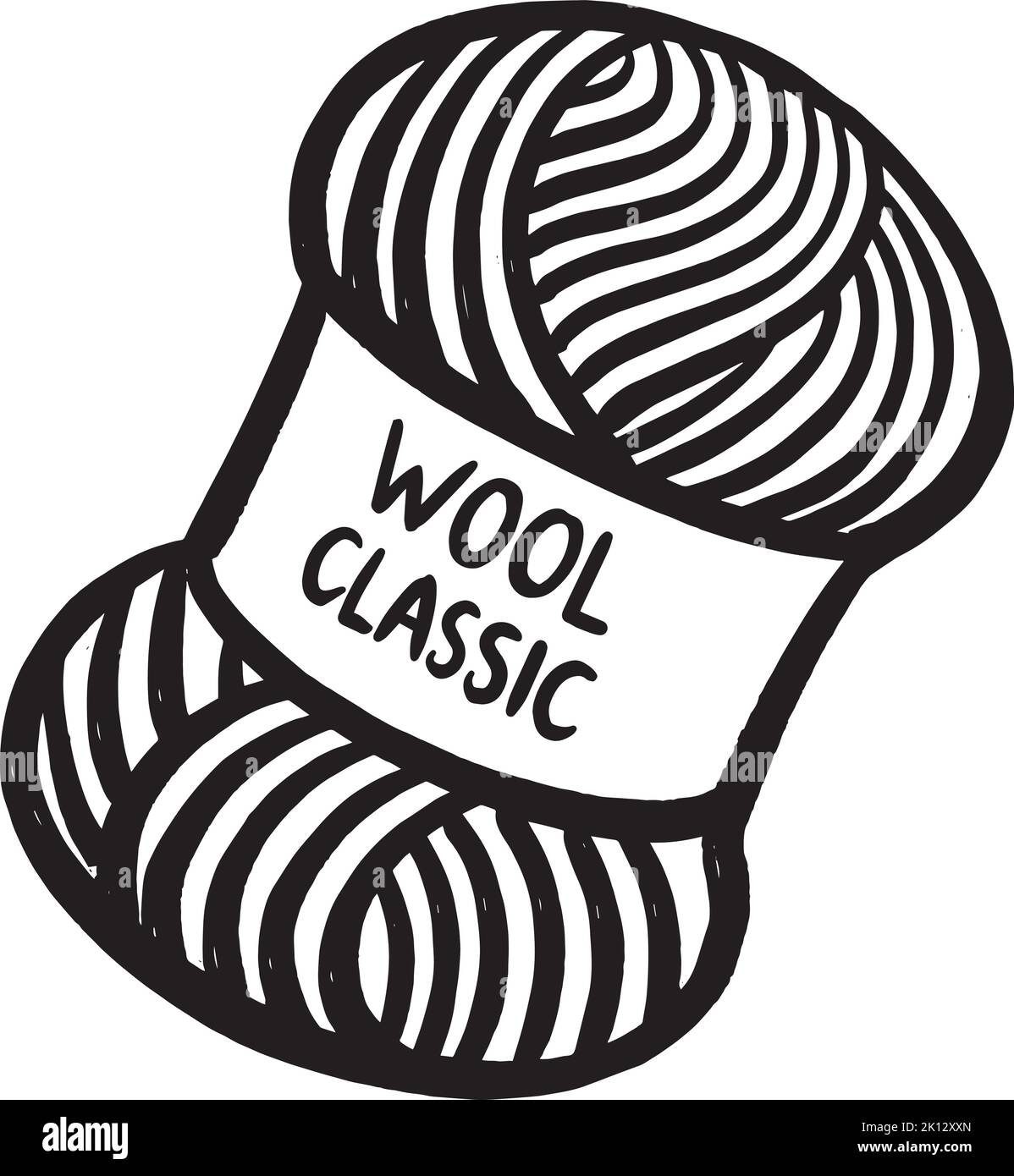 Knitting pattern wool Black and White Stock Photos & Images Alamy