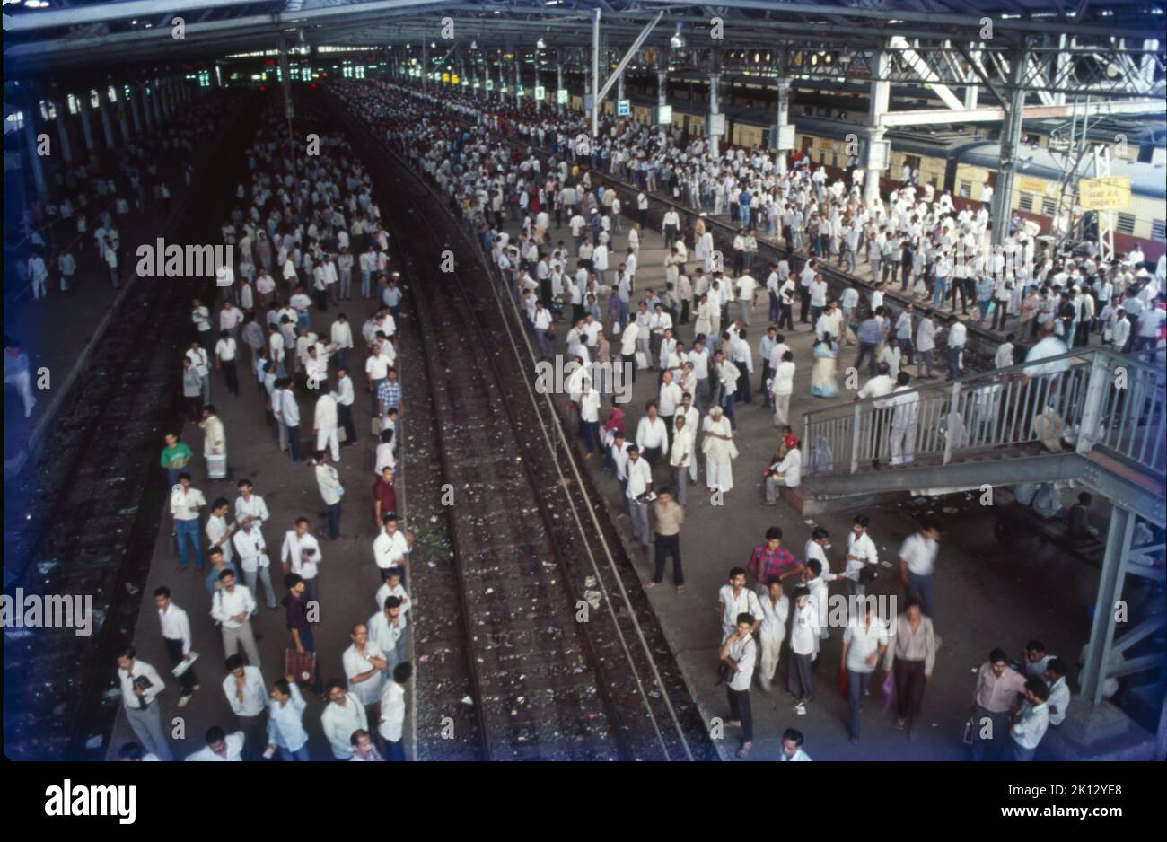 V.T. Railway Station, Mumbai Stock Photo