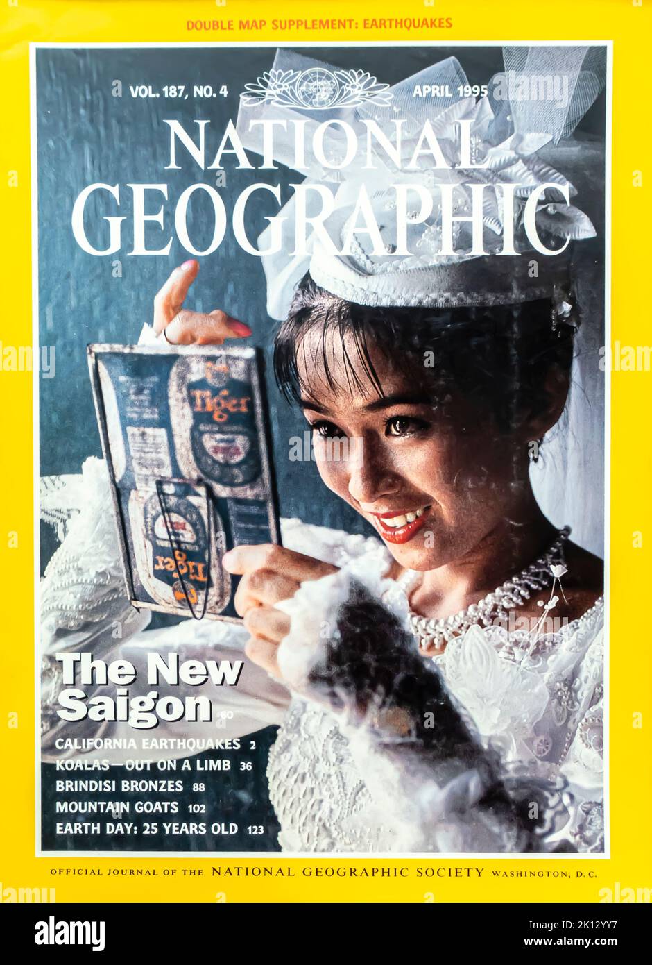 National Geographic magazine cover, April 1995 Stock Photo