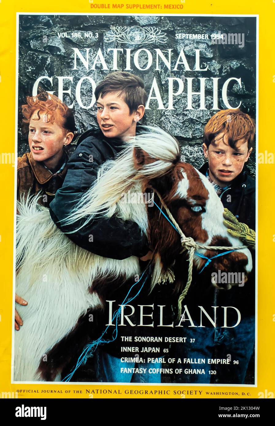 National Geographic Magazine Cover September 1994 Stock Photo Alamy