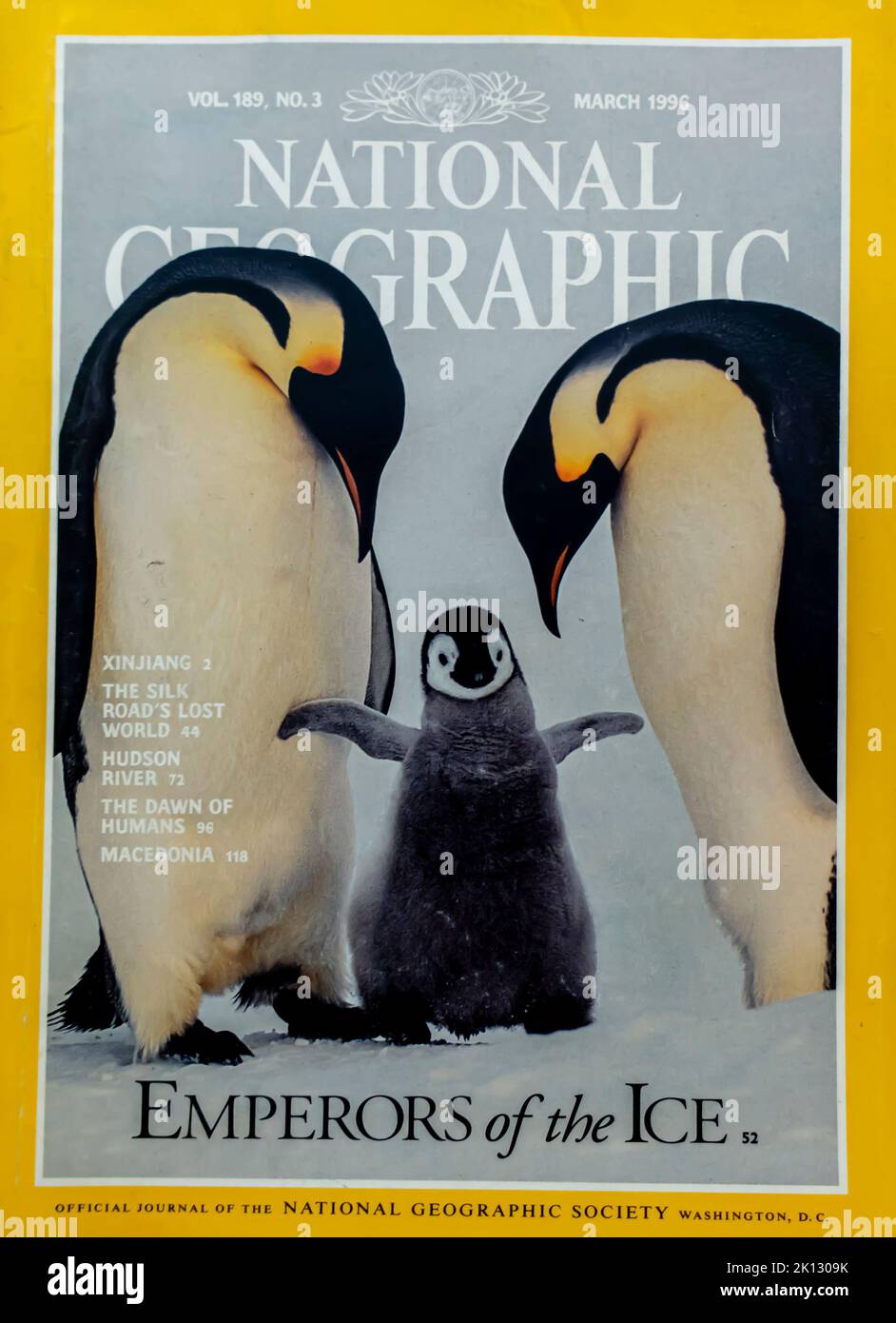 National Geographic magazine cover, March 1996 Stock Photo