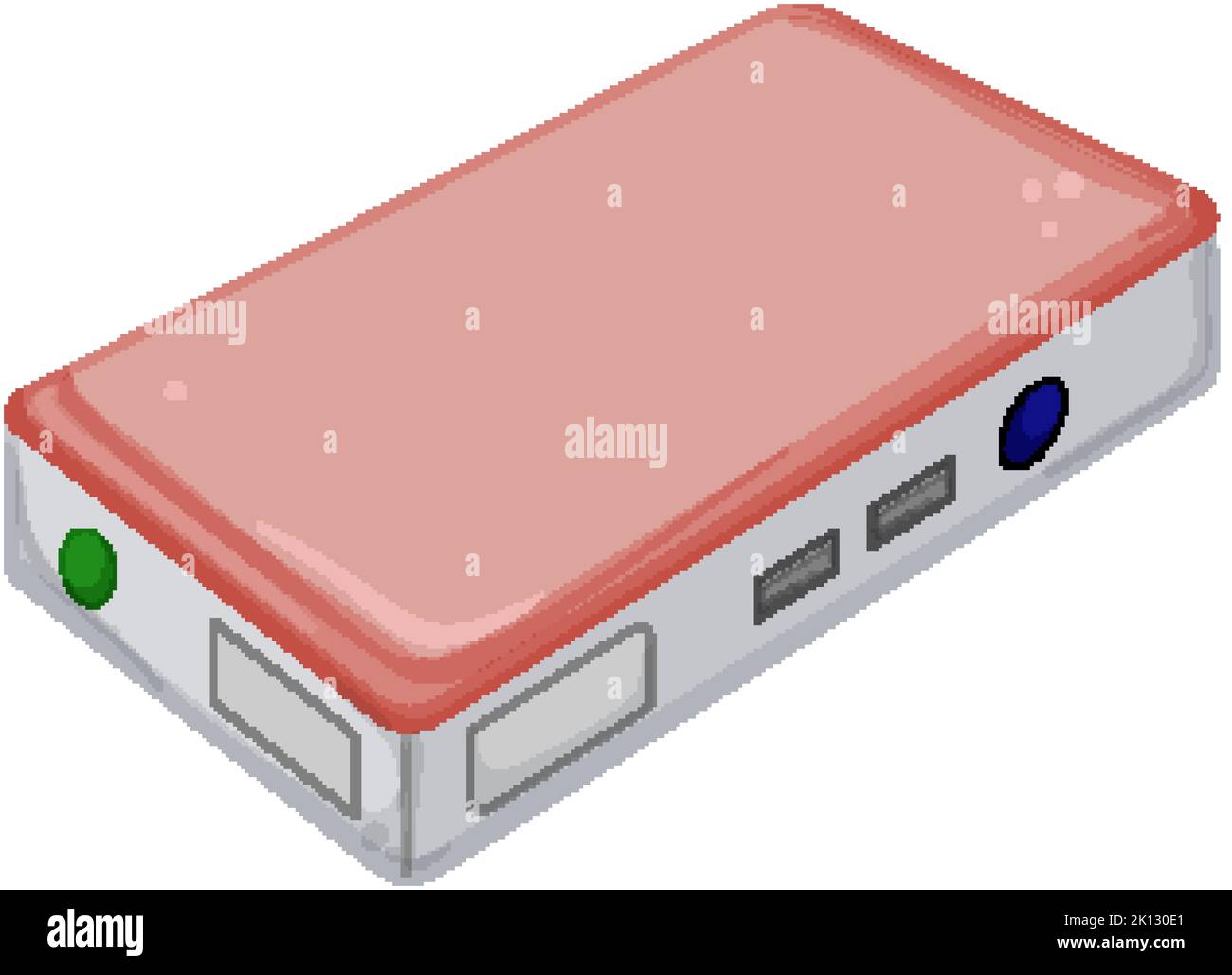 mobile power bank cartoon vector illustration Stock Vector Image & Art