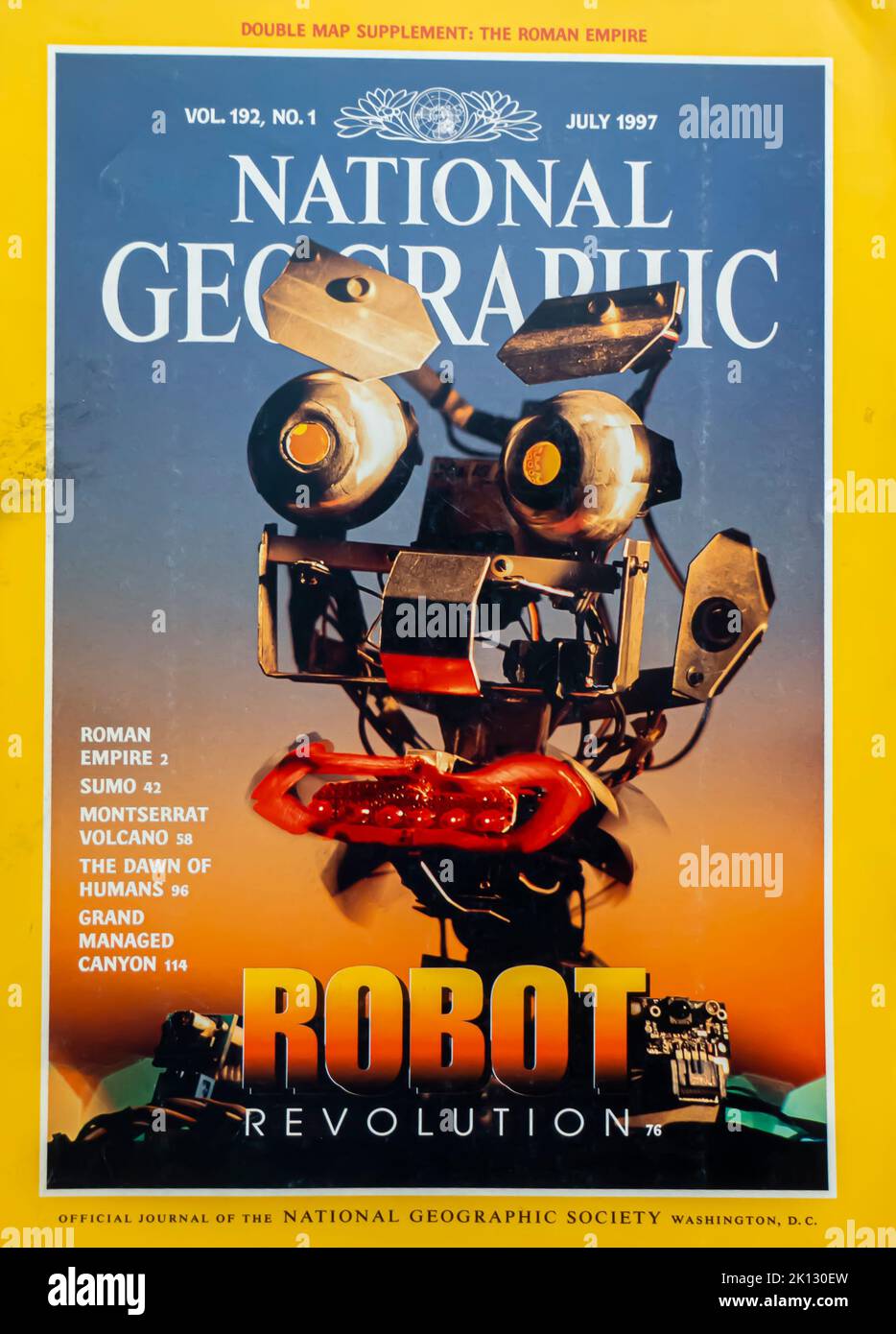 National Geographic magazine cover, July 1997 Stock Photo