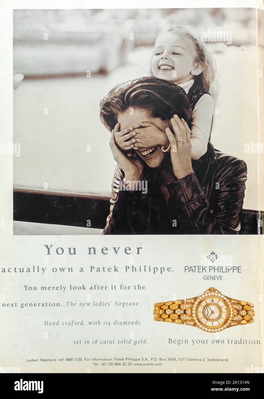 Patek philippe advert hi-res stock photography and images - Alamy