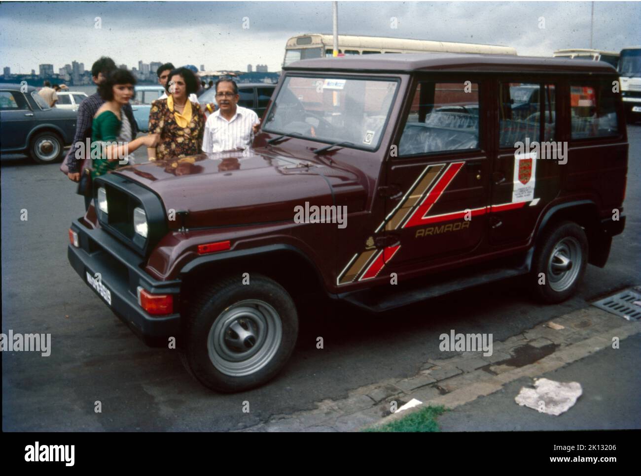 Jeep Car, Family Mumbai Stock Photo Alamy