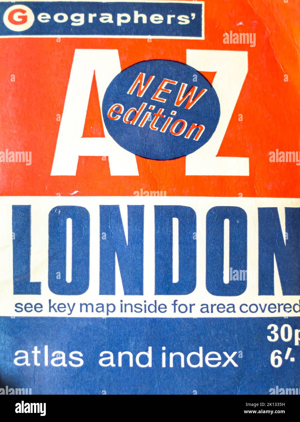 London Street Atlas And Index A-Z Paperback – January 1, 1975 by Geographers' Map Co. (Compiler) Stock Photo