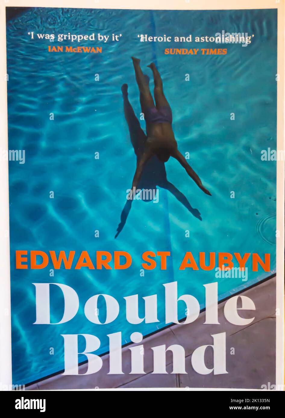 Double Blind: A Novel Novel by Edward St Aubyn. 2021 Stock Photo