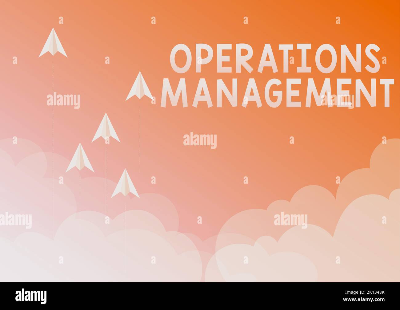 Hand writing sign Operations Management. Word Written on ensure Inputs ...
