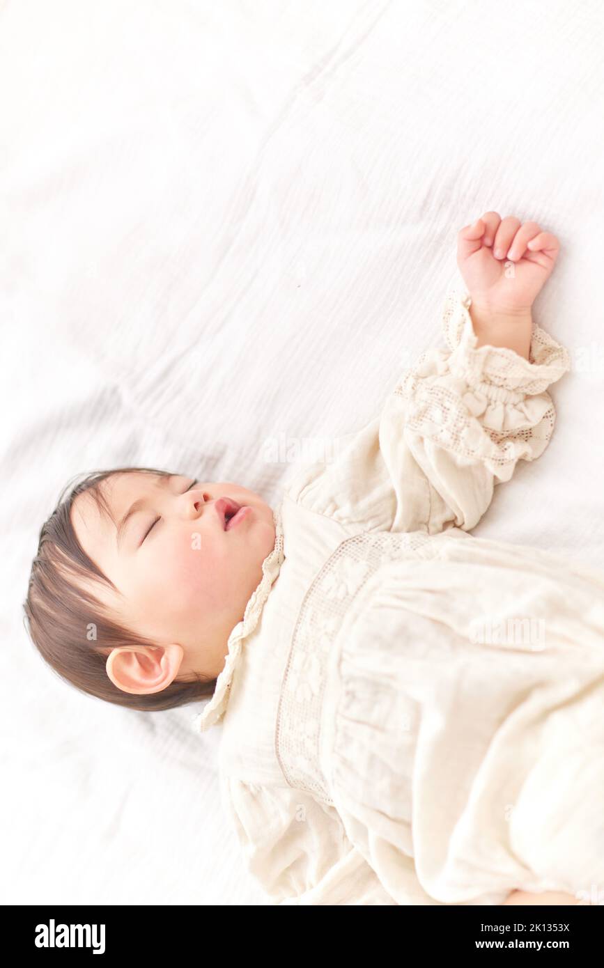 Japanese newborn Stock Photo