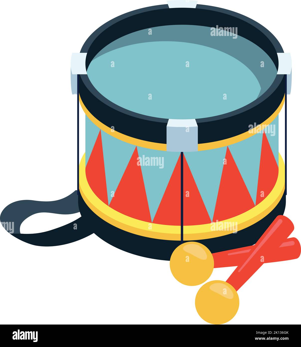 Toy drum cartoon icon hi-res stock photography and images - Page 3 - Alamy