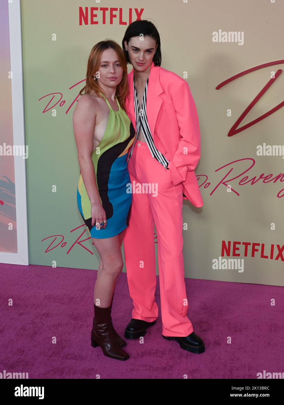 14 September 2022 Los Angeles, California Ava Capri and girlfriend Alexis Zall. Netflix's