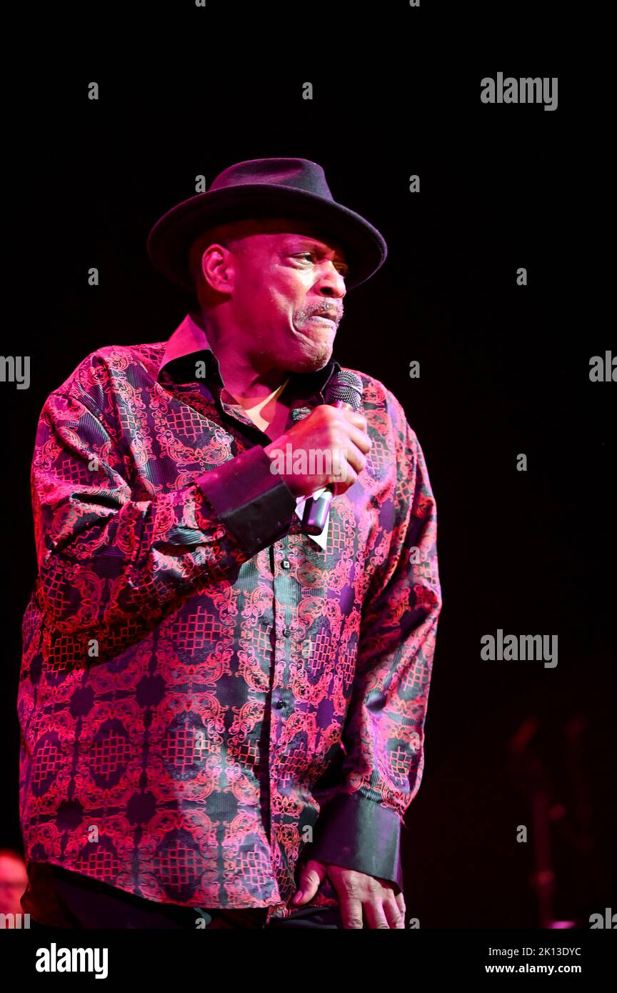 Alexander O Neal Performing on The Giants Of  Soul Tour at Sheffield City Hall , Sheffield , Uk , 14.09.2022 Stock Photo