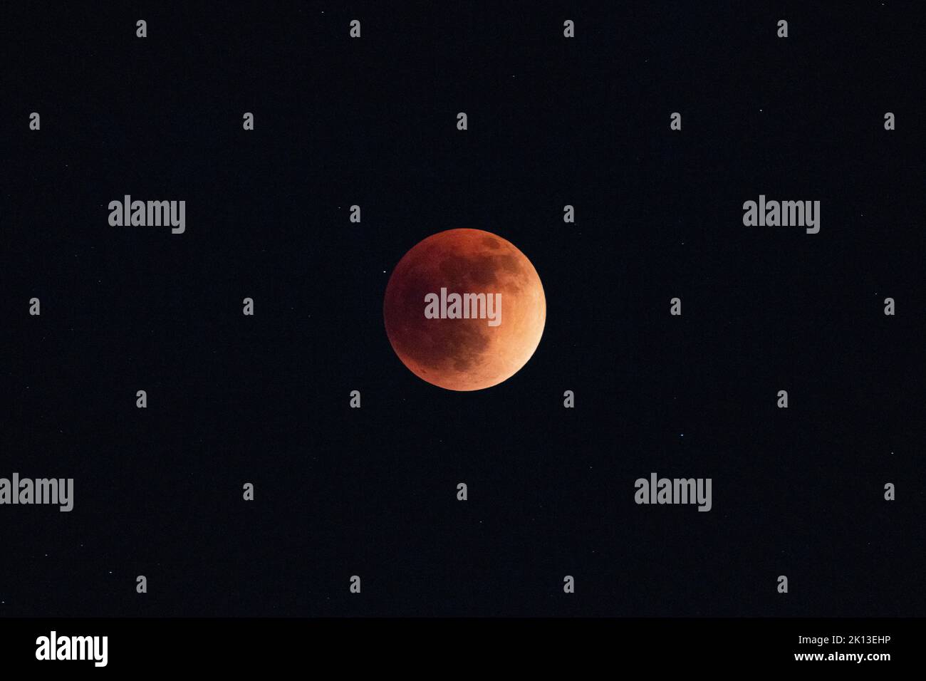 Picture of the blood moon total lunar eclipse flower moon super moon