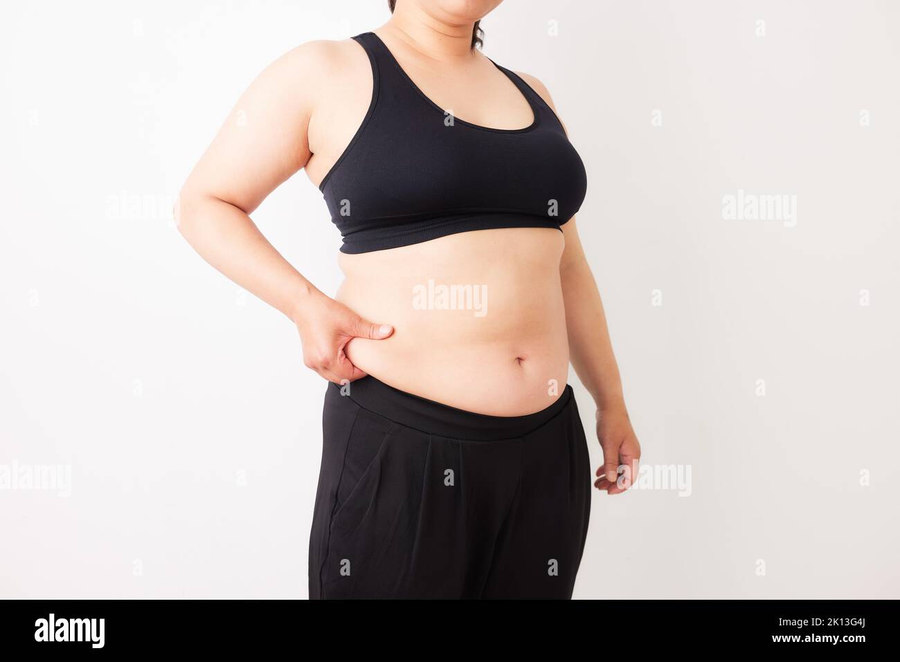 Overweight Japanese woman Stock Photo - Alamy