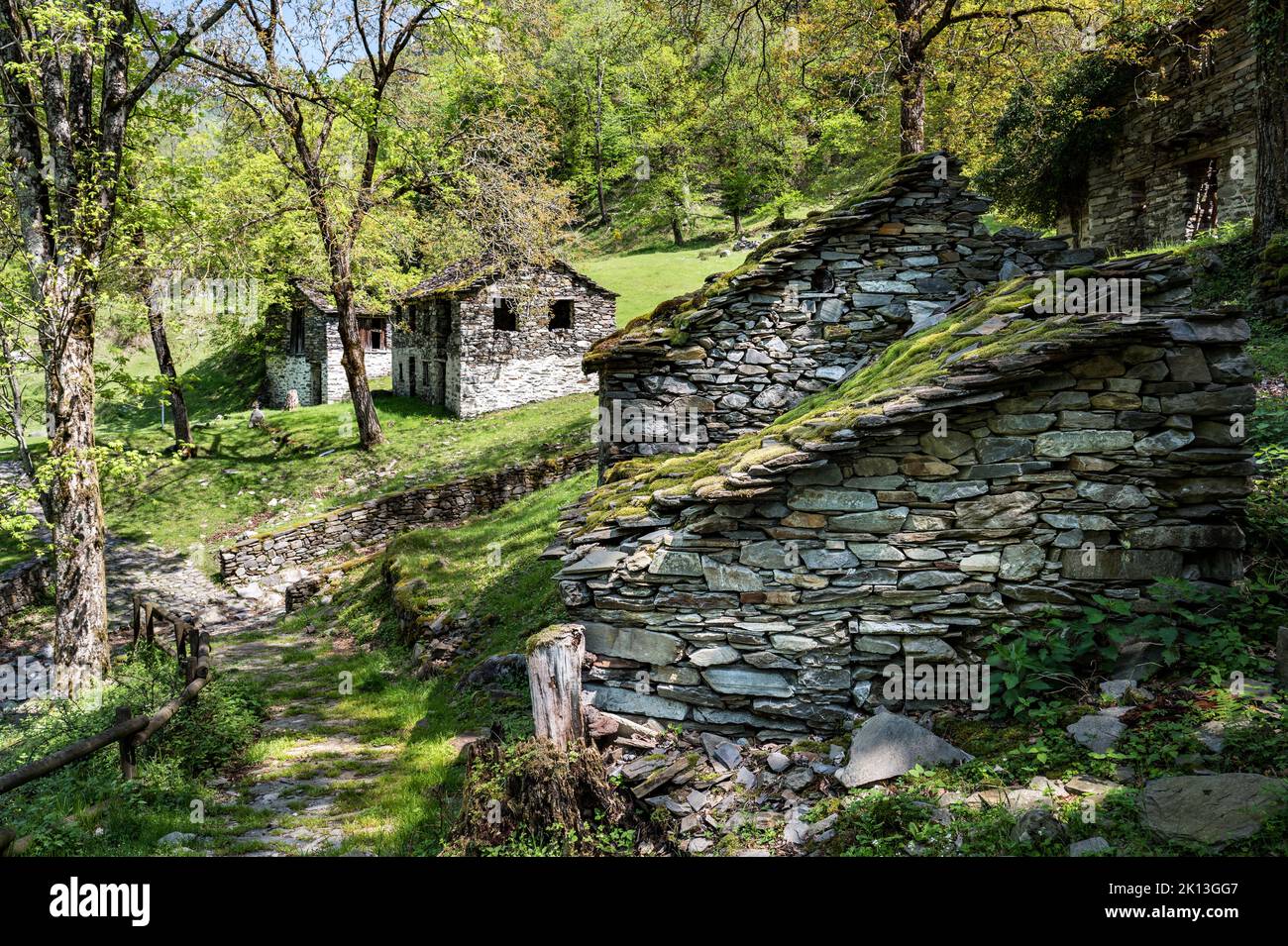 Bei den Mühlen von Piero (Mulini di Piero) im Valle Veddasca in der Gem ...