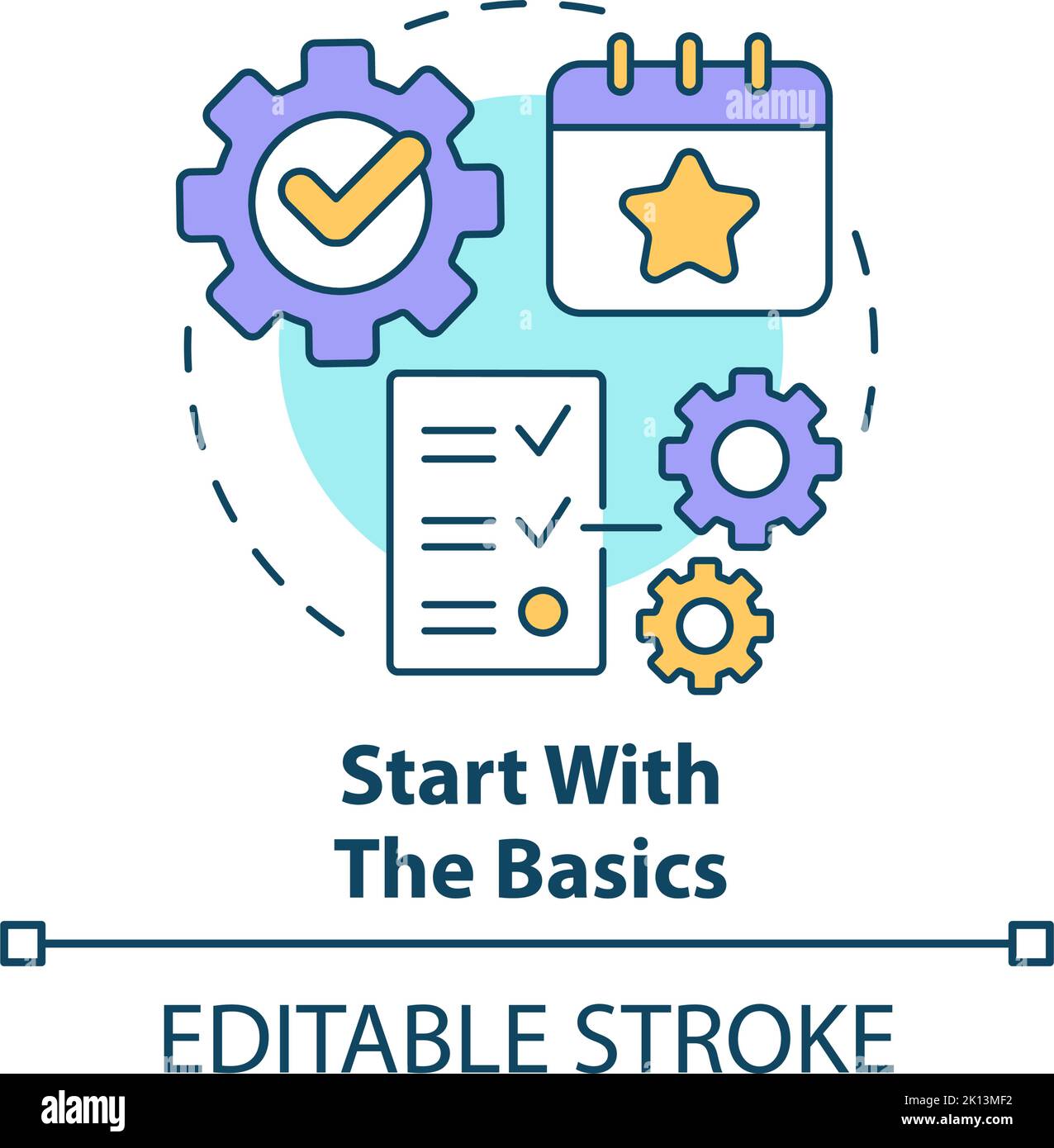 Start With Basics Concept Icon Stock Vector Image Art Alamy Start With Basics Concept Icon Stock Vector Image Art Alamy