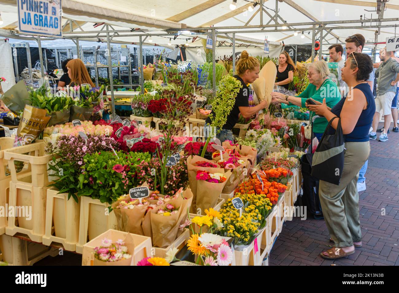 Rotterdam market customer hires stock photography and images Alamy