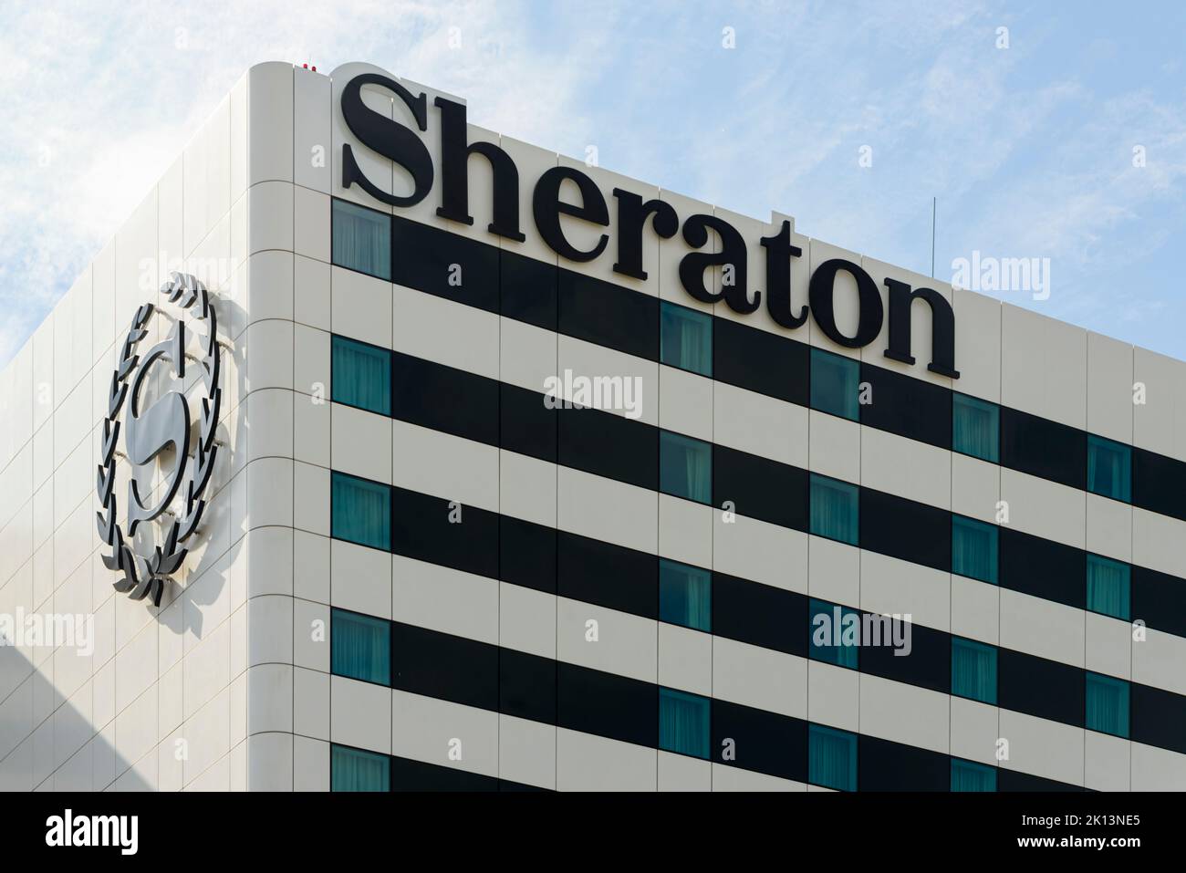 Sheraton Hotel, Schiphol Airport, Netherlands Stock Photo