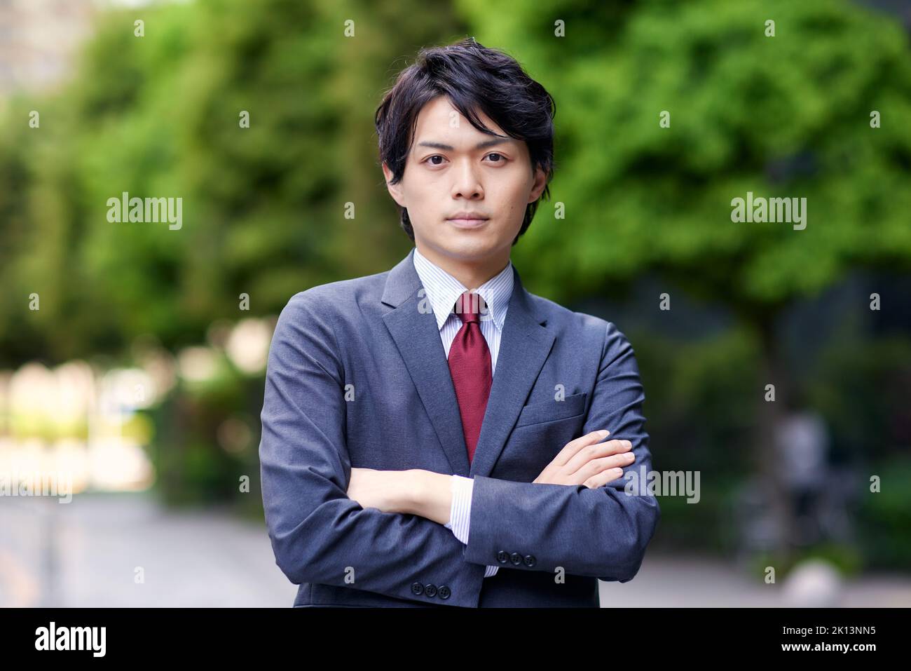 Japanese businessman portrait Stock Photo