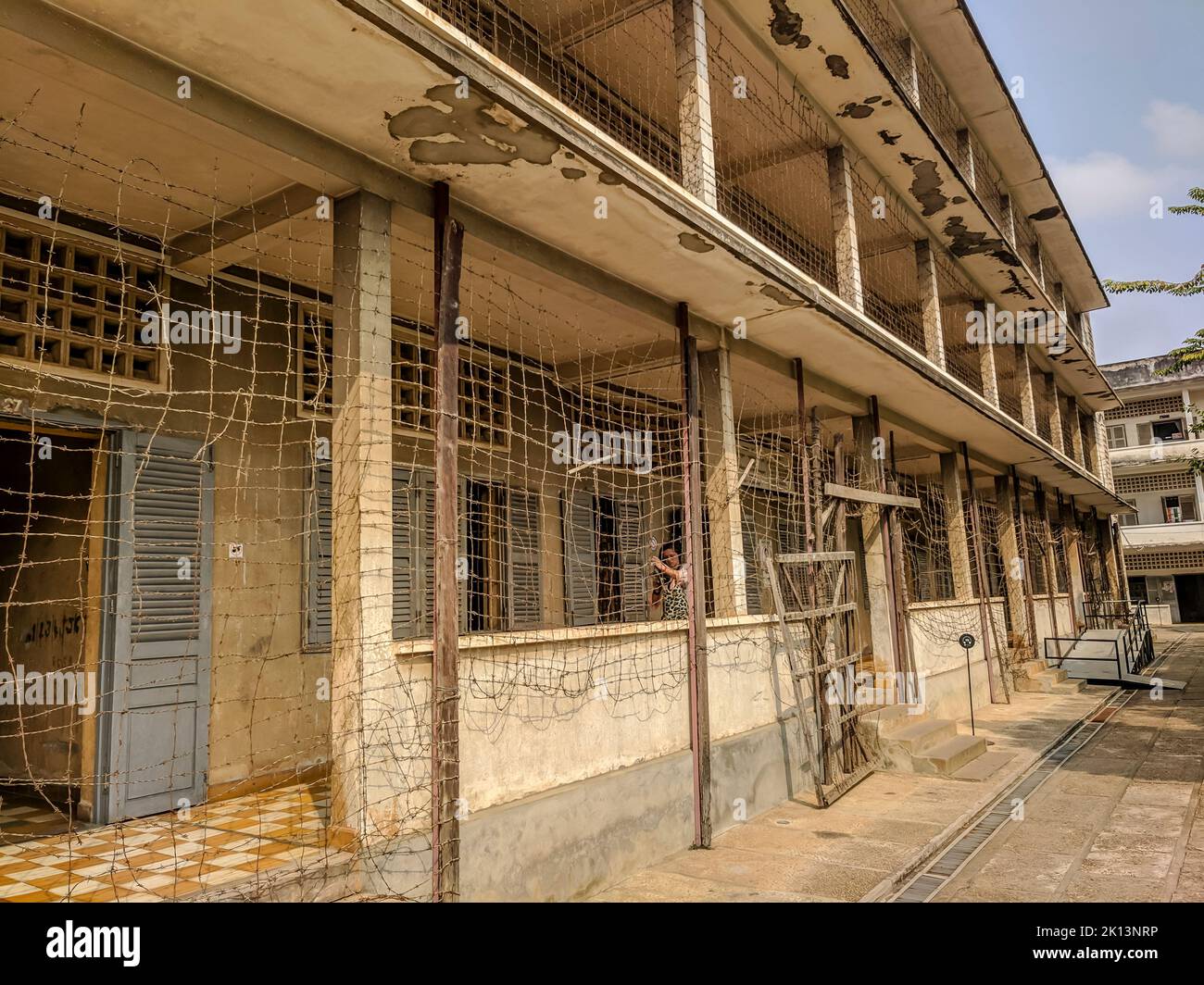 Tuol Sleng Genocide Museum, Cambodia Stock Photo