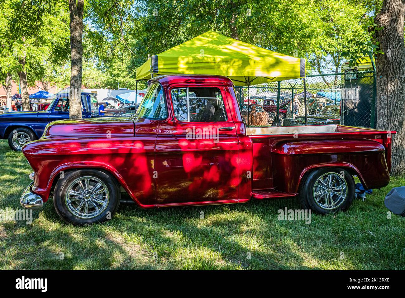 Falcon Heights, MN June 18, 2022 High perspective side view of a