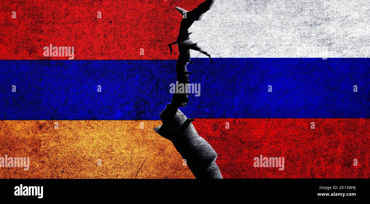 Russia flag and armenia flag hi-res stock photography and images - Alamy