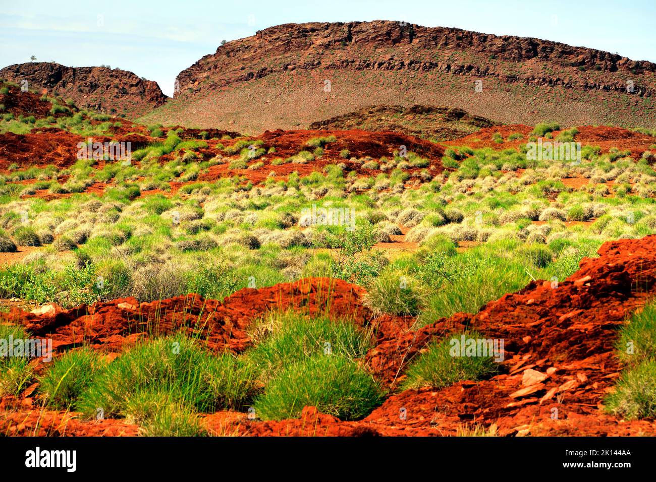 Outback Landscape,  Pilbara, Northwest Australia Stock Photo