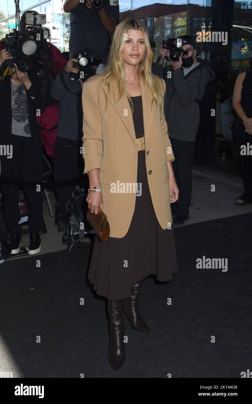 New York, NY, USA. 14th Sep, 2022. Sofia Richie in attendance for ...
