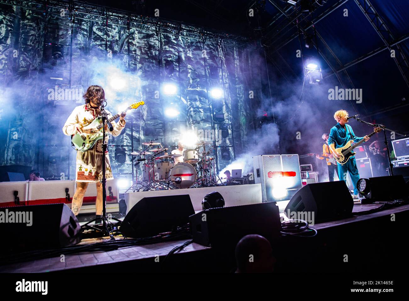 Milan Italy. 14 September 2022. The Scottish rock band BIFFY CLYRO performs live on stage at Carroponte. Stock Photo