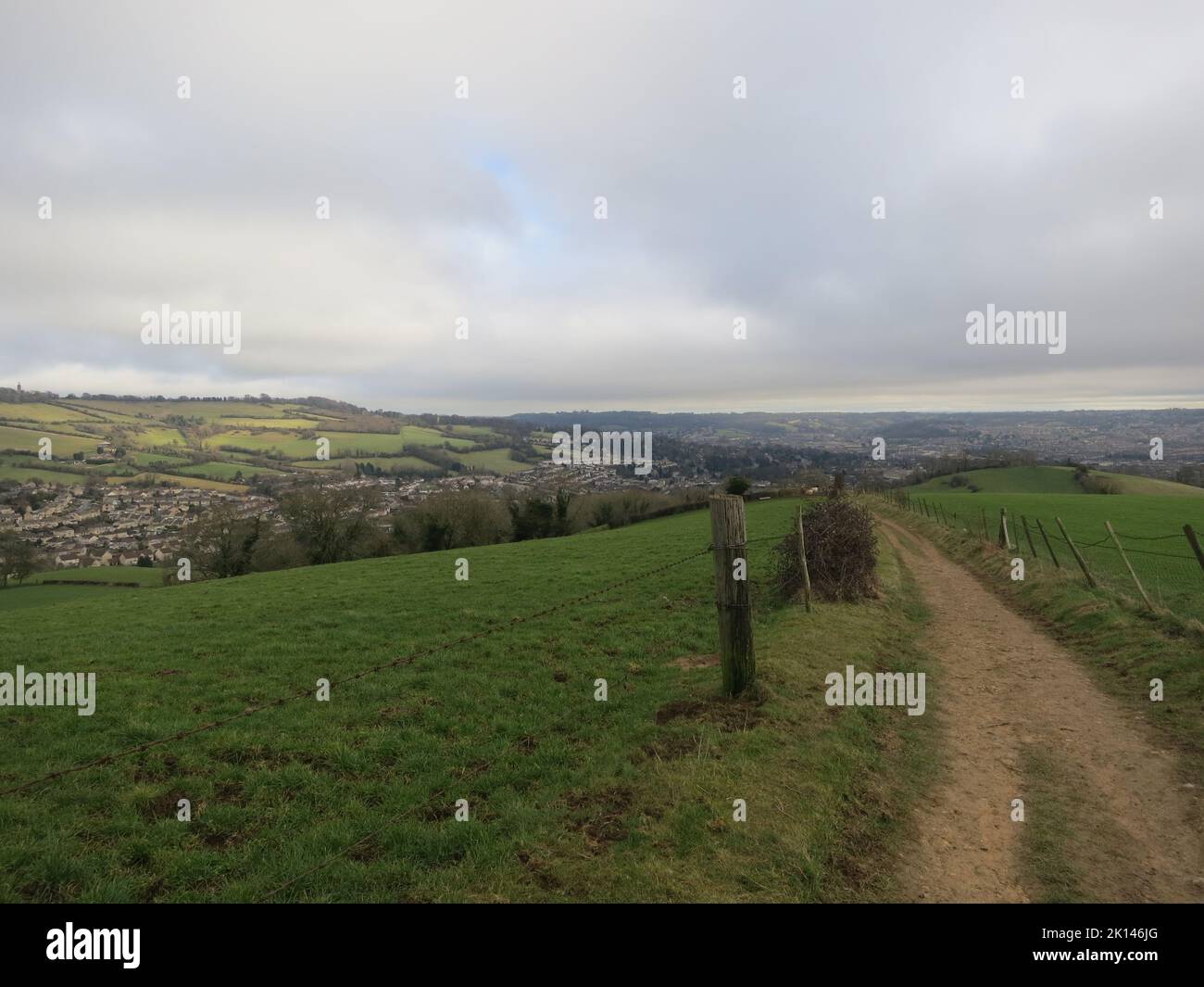 Cotswold Way long distance footpath National Trail. The Cotswolds AONB ...