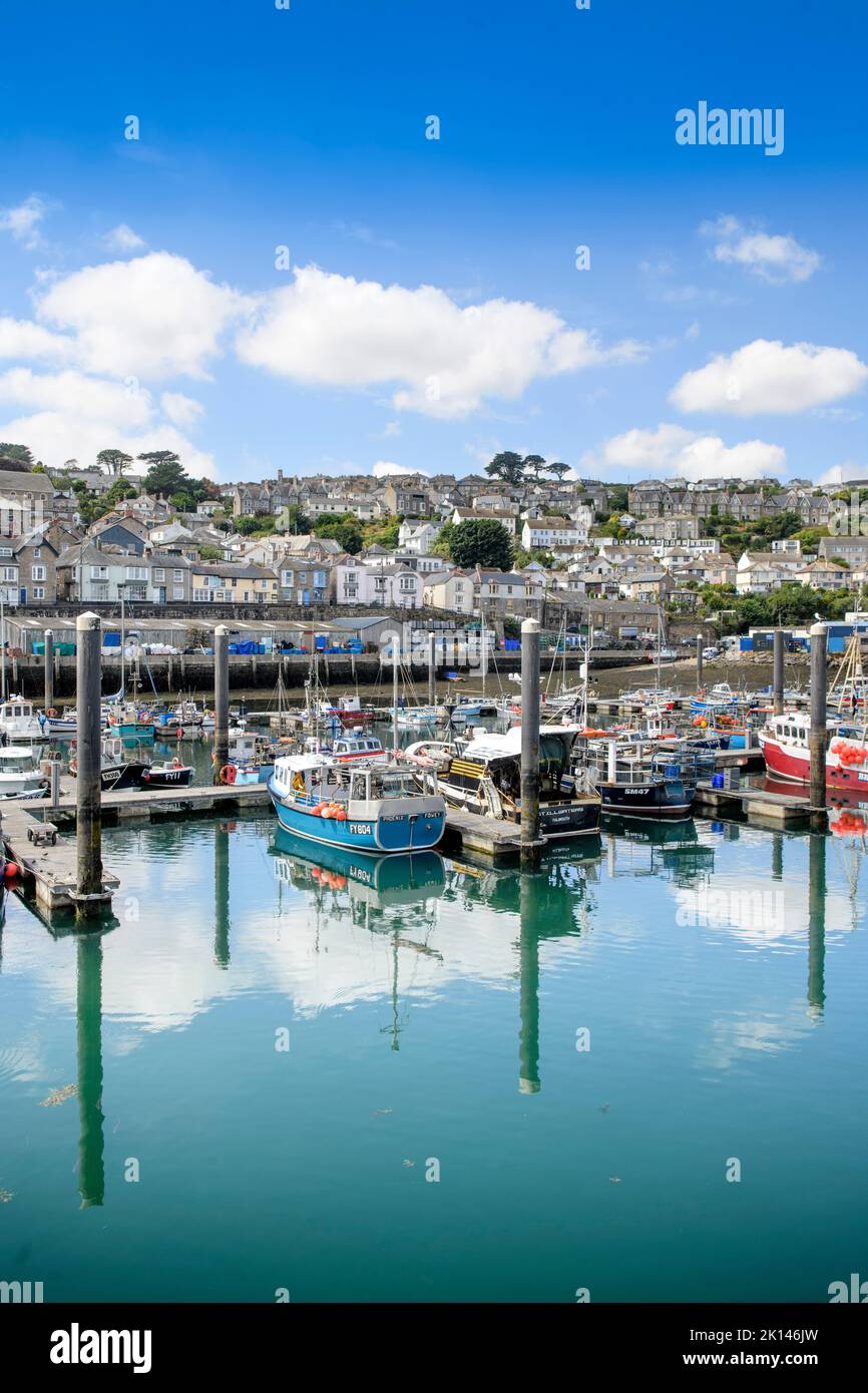 Newlyn harbour in Cornwall, UK Stock Photo