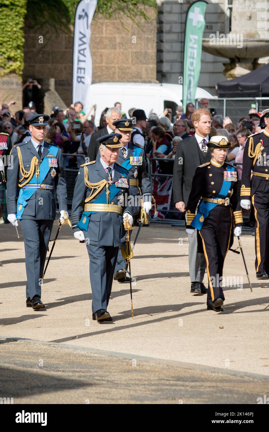 London, United Kingdom, 14th September 2022:- King Charles III Marches ...