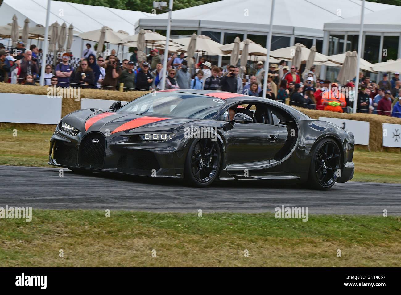 Bugatti Chiron Super Sport 300, Michelin Supercar Run, an opportunity to see, hear and get up close to the world’s most  prestigious cars, and for a l Stock Photo