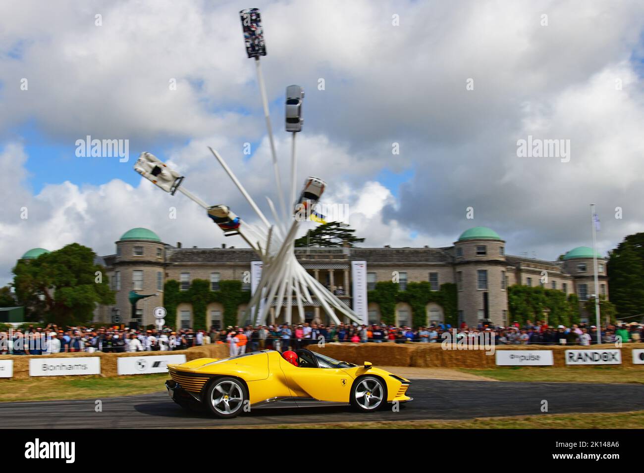 Ferrari Daytona SP3, Michelin Supercar Run, an opportunity to see, hear and get up close to the world’s most  prestigious cars, and for a lucky few th Stock Photo