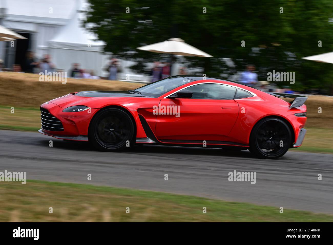Aston Martin V12 Vantage, Michelin Supercar Run, an opportunity to see, hear and get up close to the world’s most  prestigious cars, and for a lucky f Stock Photo
