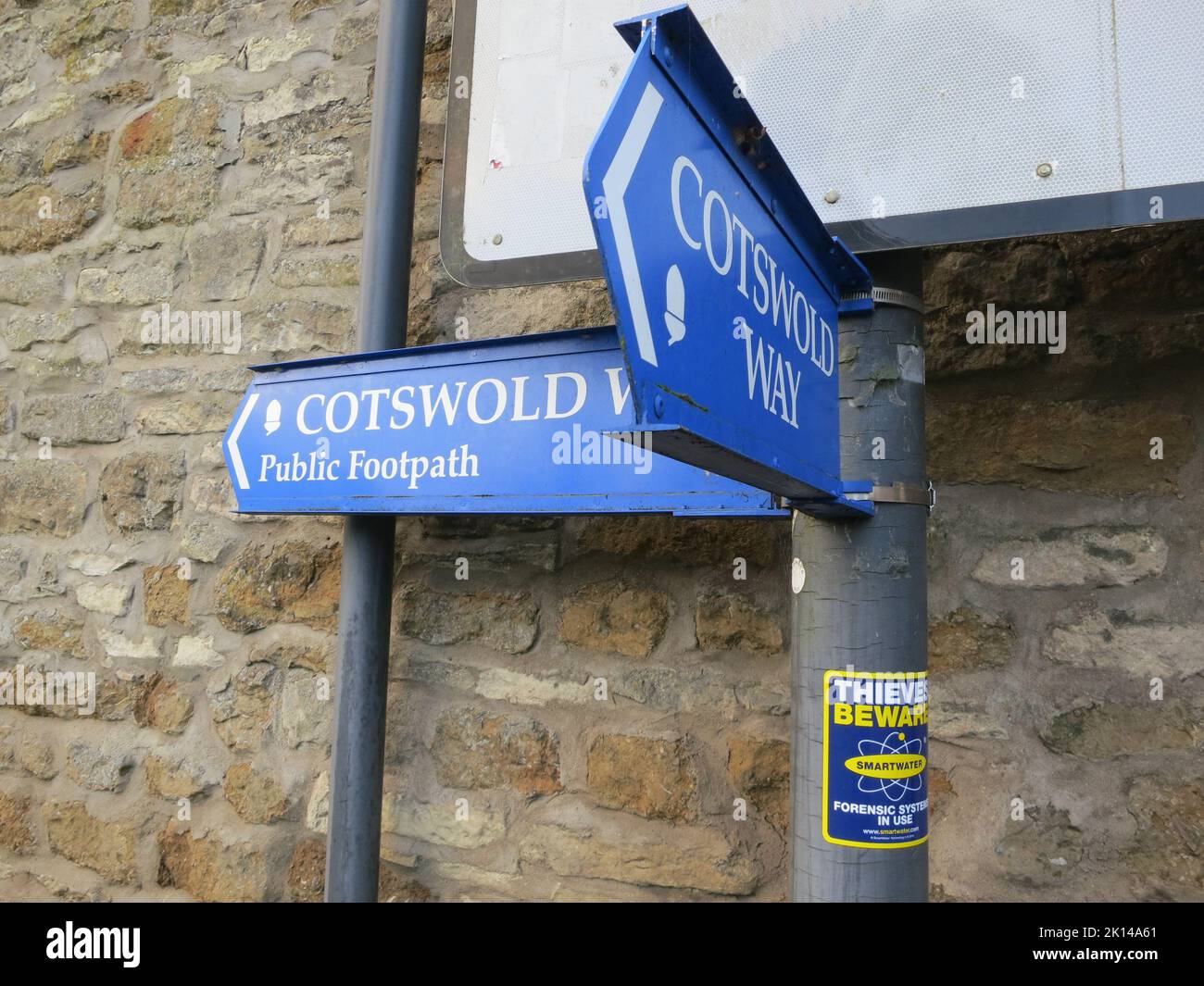 Cotswold Way long distance footpath National Trail. The Cotswolds AONB