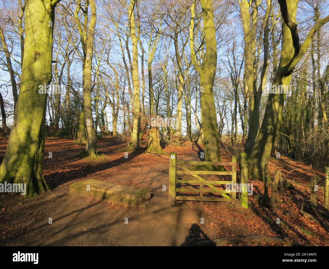 Cotswold Way long distance footpath National Trail. The Cotswolds AONB