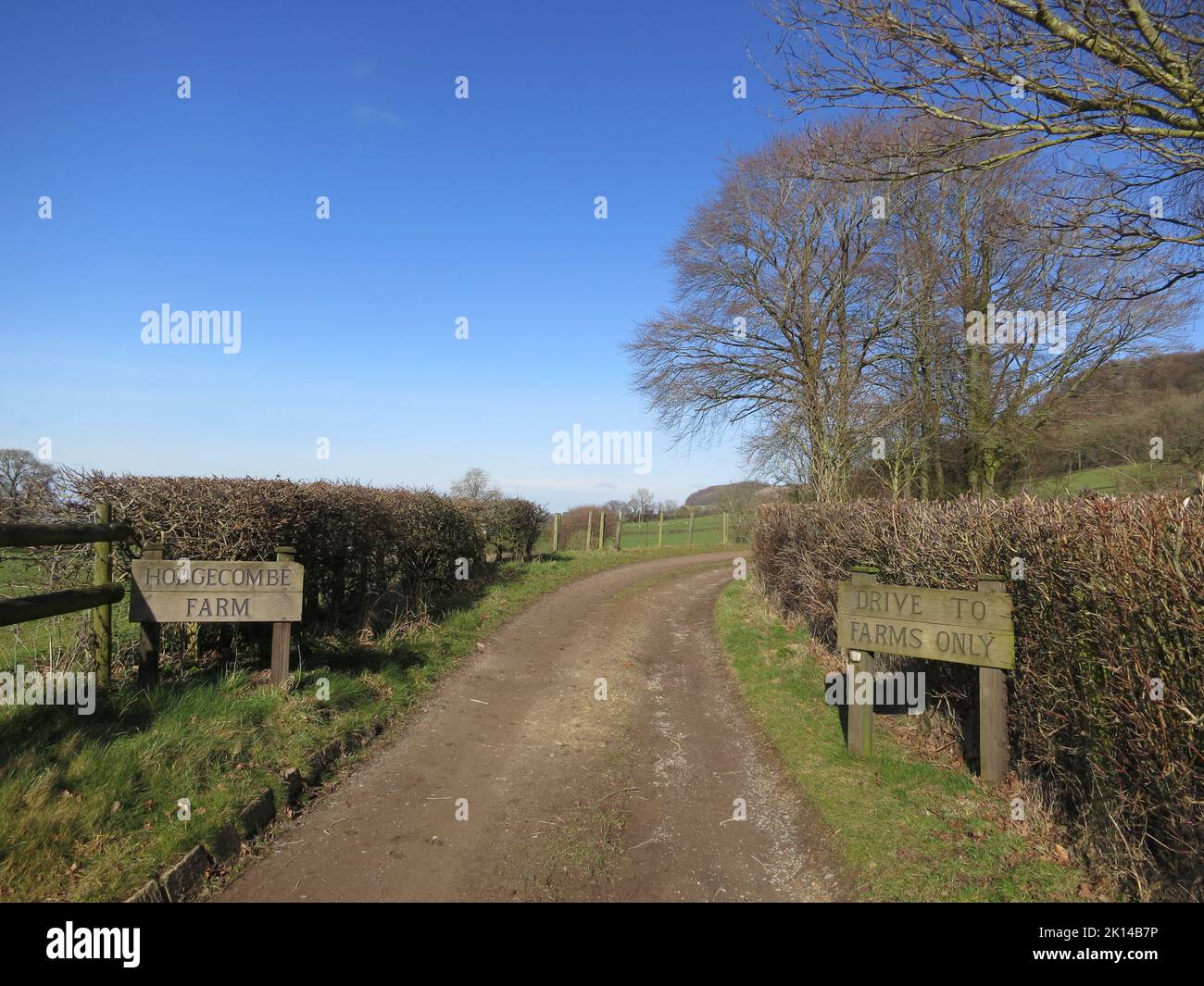 Cotswold Way long distance footpath National Trail. The Cotswolds AONB. South west England. UK